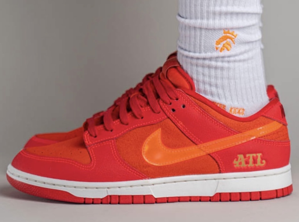 On-Feet Photos of the Nike Dunk Low “ATL”