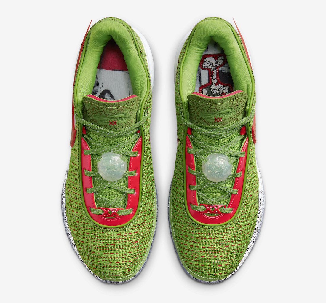 Nike LeBron 20 Christmas FJ4955 300 Release Date 3