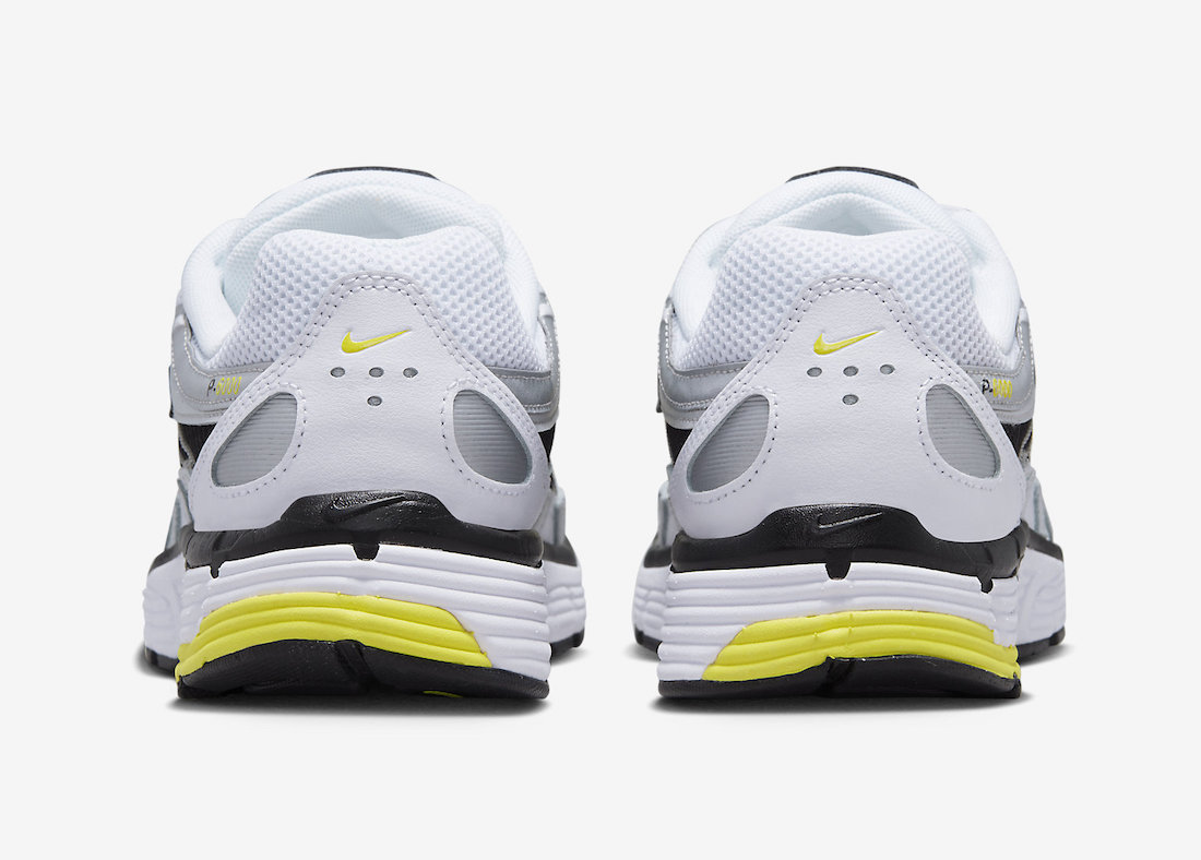 Nike P-6000 White Yellow Black Silver FD9876-102 Release Date Heels