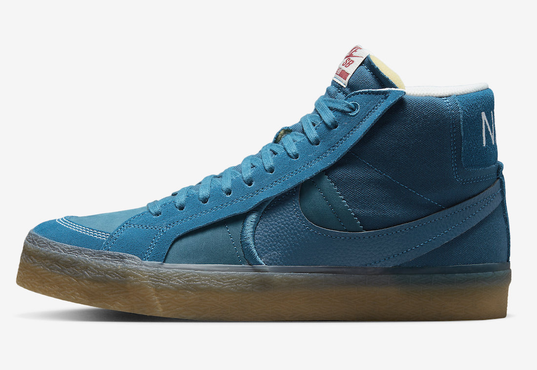Nike SB Blazer Mid Teal Gum DV5468-300 Release Date