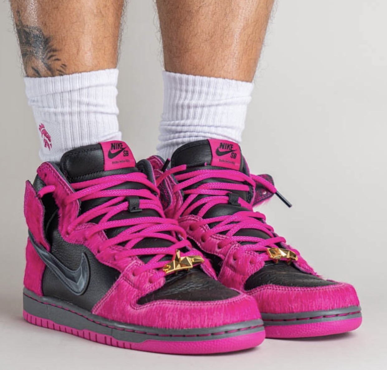 Run The Jewels Nike SB Dunk High DX4356-600 Release Date On-Feet
