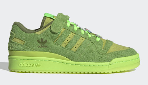 The Grinch adidas Forum Low official release dates 2022