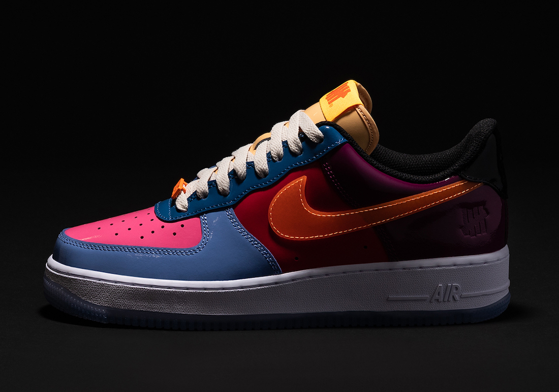 Undefeated Nike Air Force 1 Patent Total Orange DV5255-400 Release Date