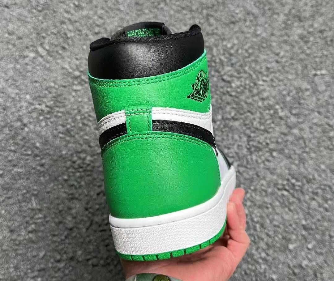 Air Jordan 1 High OG Lucky Green Celtics DZ5485-031 Release Date Heel