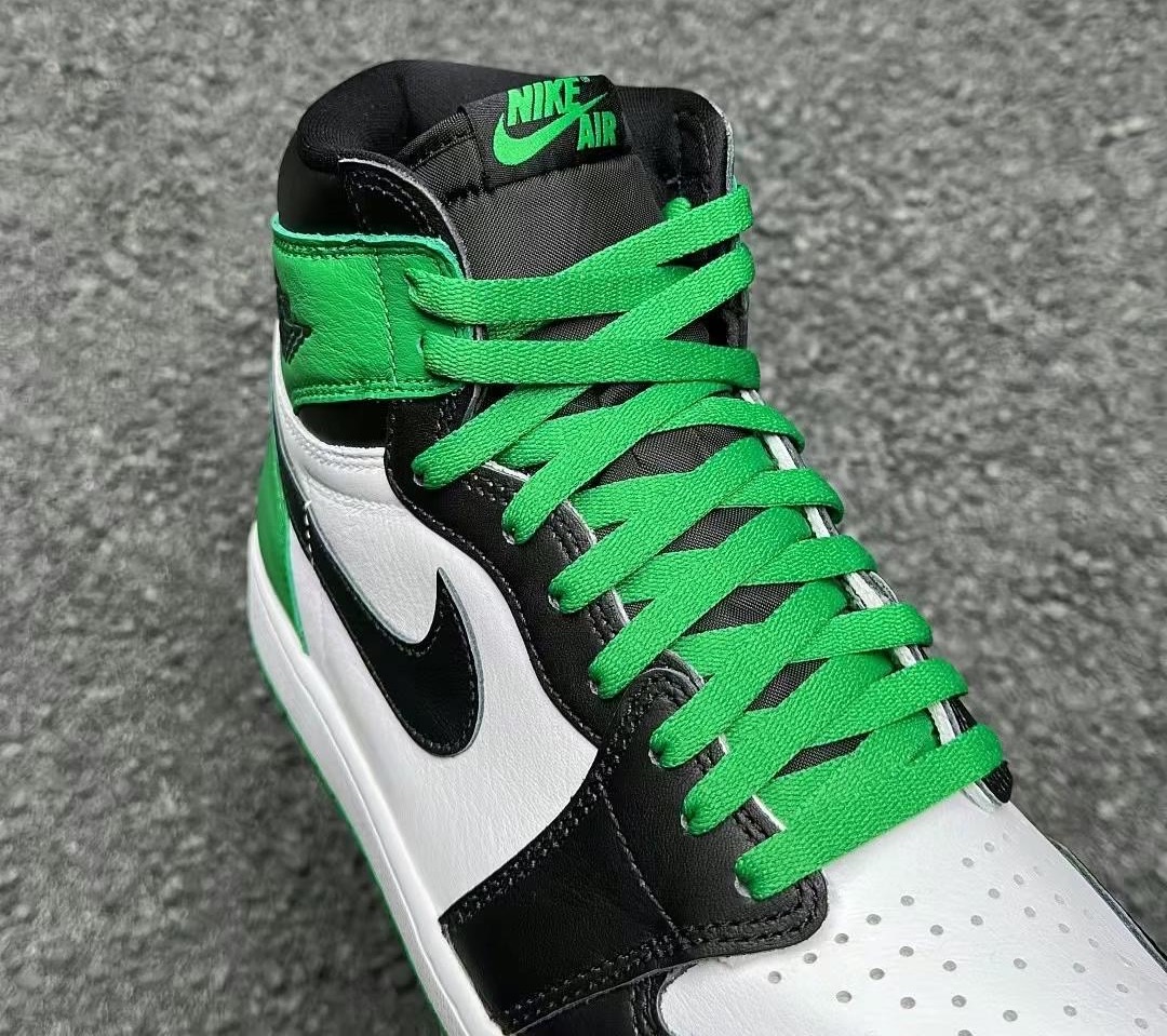 Air Jordan 1 High OG Lucky Green Celtics DZ5485-031 Release Date Tongue