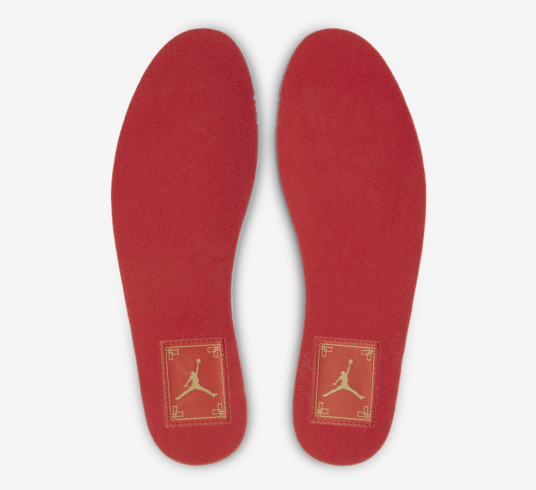 Air Jordan 1 Low Year of the Rabbit DV1312-200 Release Date Insole