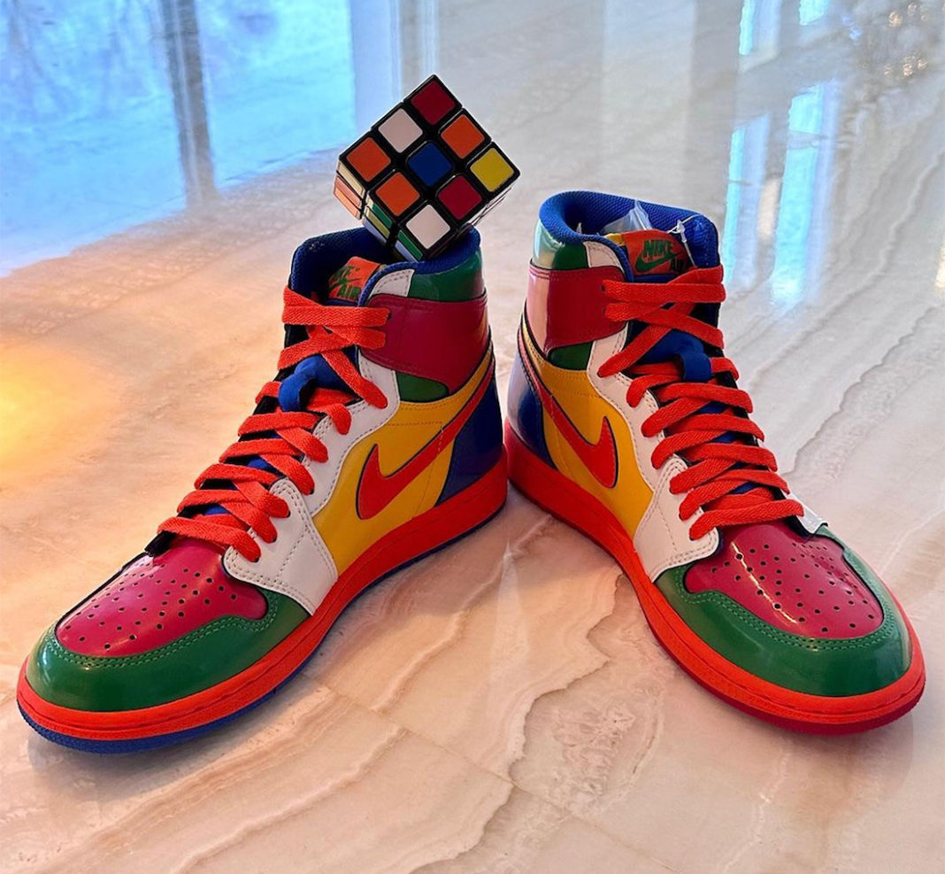 Fat Joe Air Jordan 1 Rubik's Cube Sample | SBD
