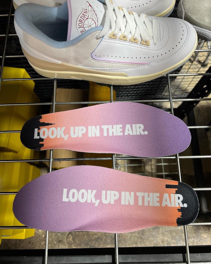 Air Jordan 2 Low Look Up In The Air DX4401-146 Release Date Insoles