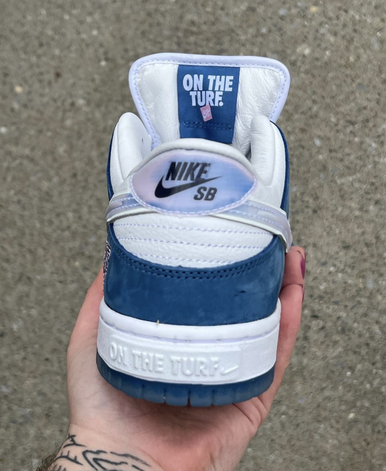 Born x Raised Nike SB Dunk Low Release Date Inner Tongue Tag