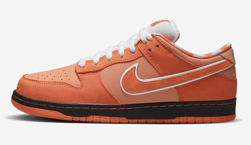 Concepts Nike SB Dunk Low Orange Lobster official release dates 2023
