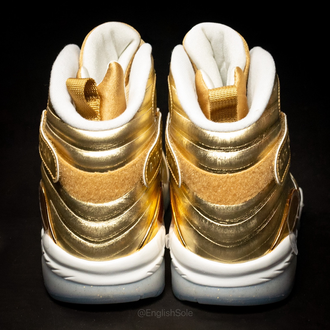 Drake Air Jordan 8 OVO Gold Sample Heel