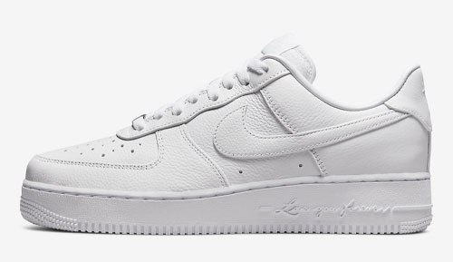 Drake NOCTA Nike Air Force 1 Low White official release dates 2022
