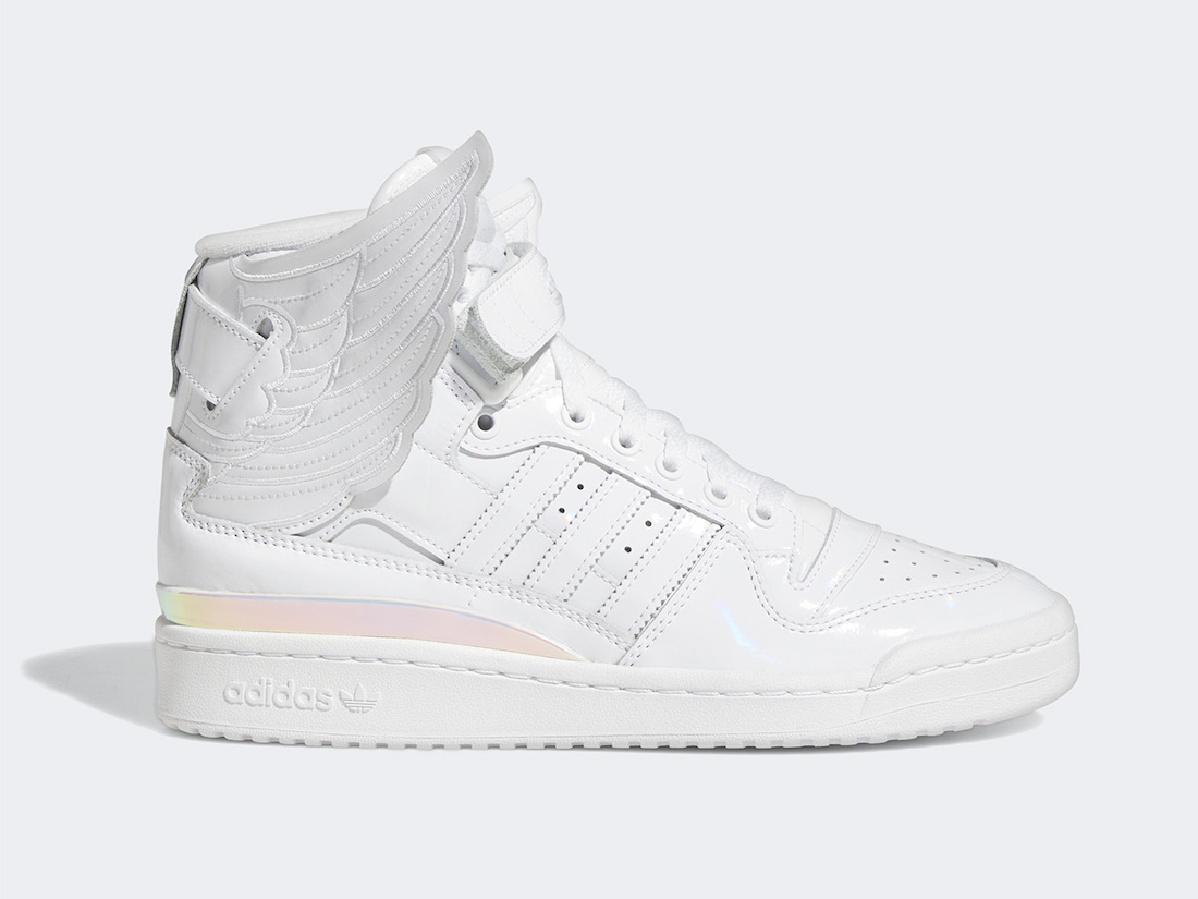 Jeremy Scott Part of the adidas x Disney collection Wings 4.0 Opal White IE6861 Release Date Lateral