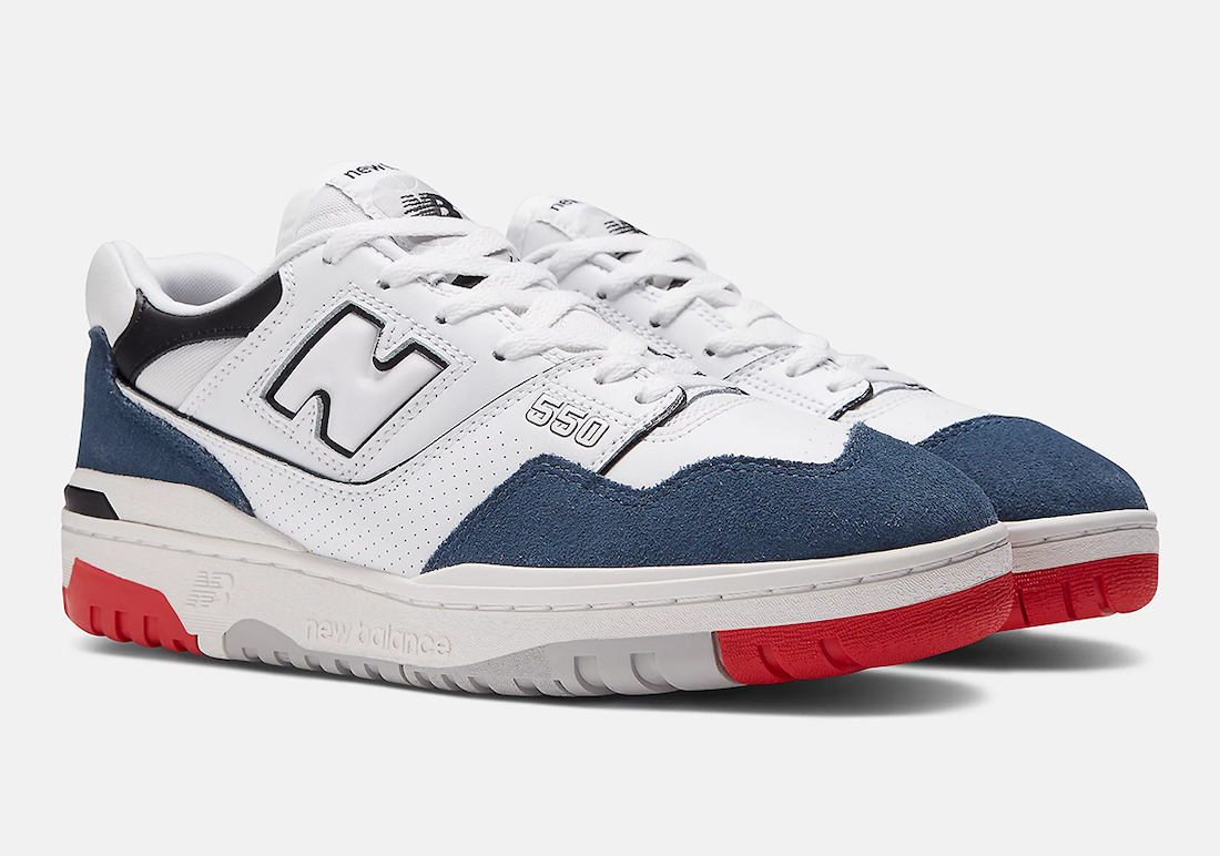 New Balance 550 White Navy Red BB550NCN Release Date