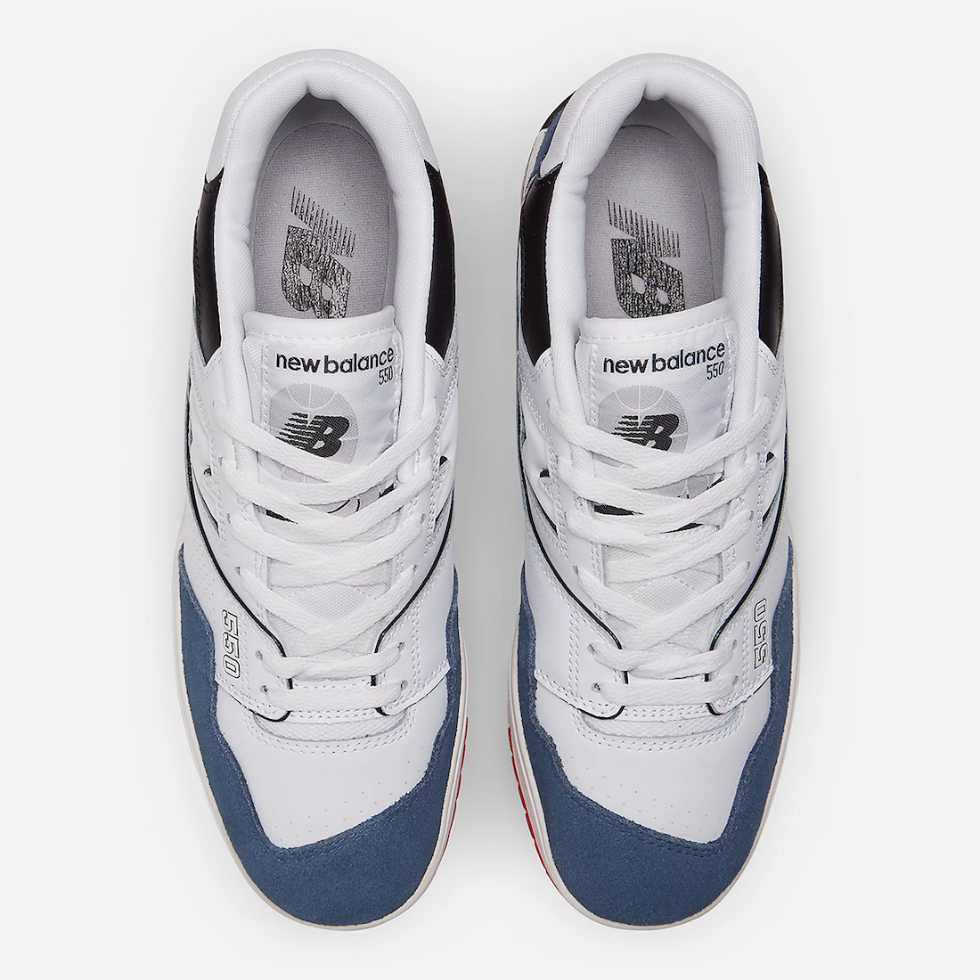New Balance Løbe Skoe 520v7 White Navy Red BB550NCN Release Date Top