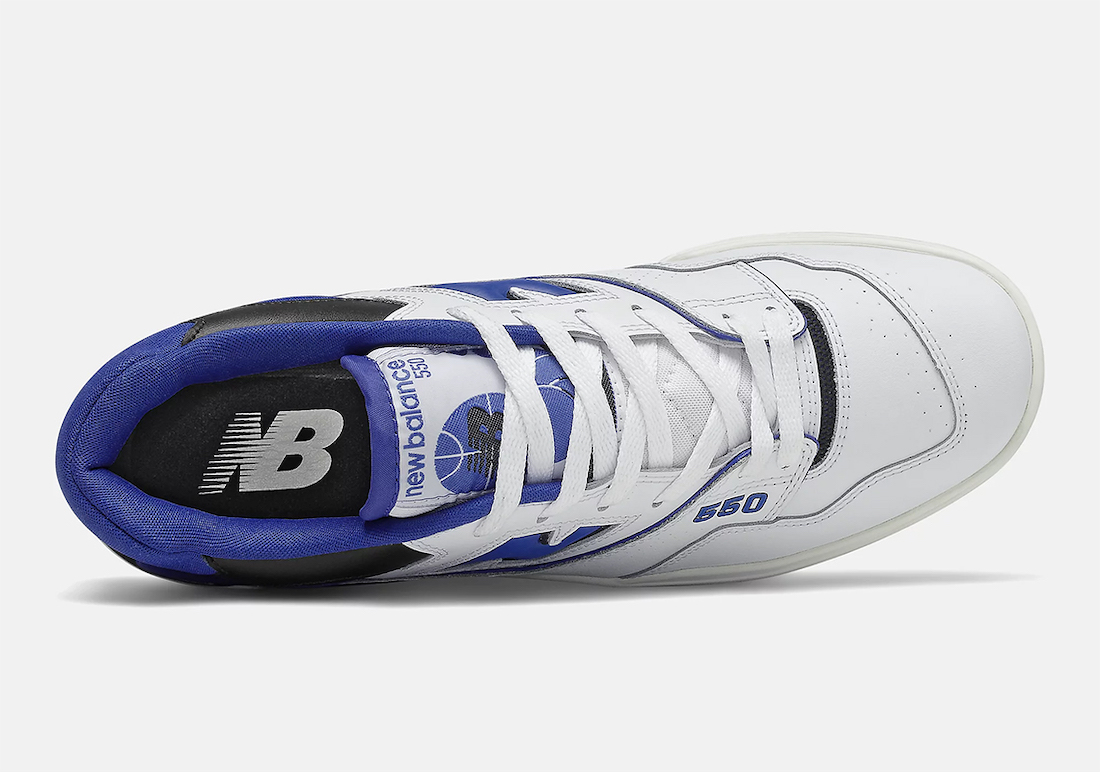 New Balance 550 White Team Royal BB550SN1 Release Date Top