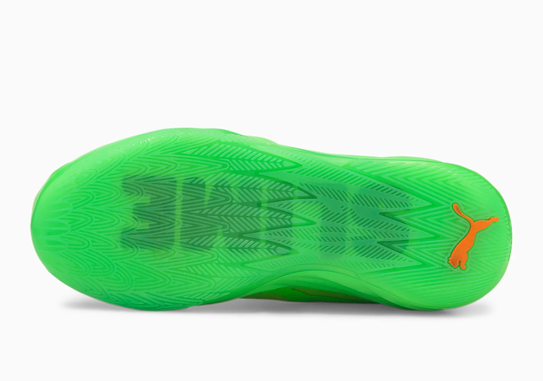 Nickelodeon Puma MB.02 Slime 377584-01 Release Date Outsole