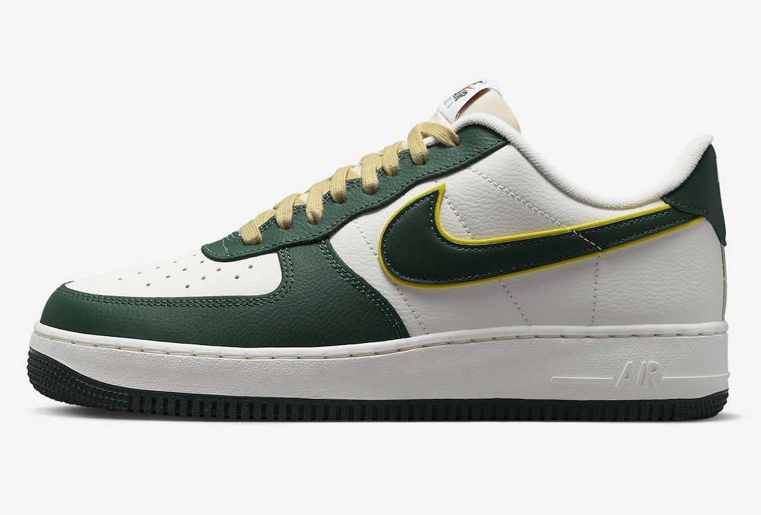Nike Air Force 1 Low Noble Green FD0341-133 Release Date Lateral