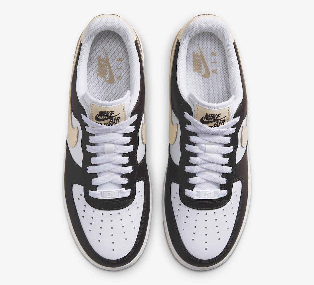 Nike Air Force 1 Low White Black Sanddrift FD9873-101 Release Date Top