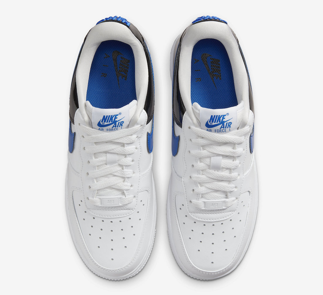 Nike Air Force 1 Low White Blue Black DQ7570-400 Release Date Top