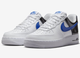 Nike Air Force 1 Low White Blue Black DQ7570-400 Release Date