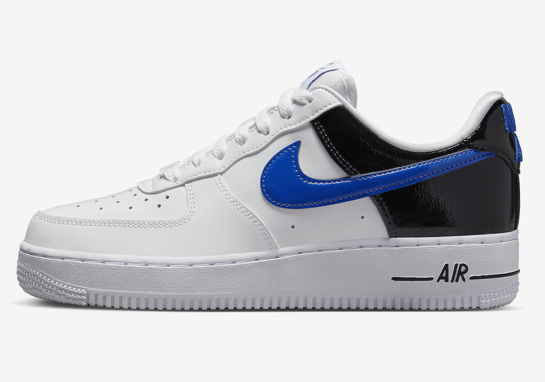 Nike Air Force 1 Low White Blue Black Patent DQ7570-400 Release Date | SBD