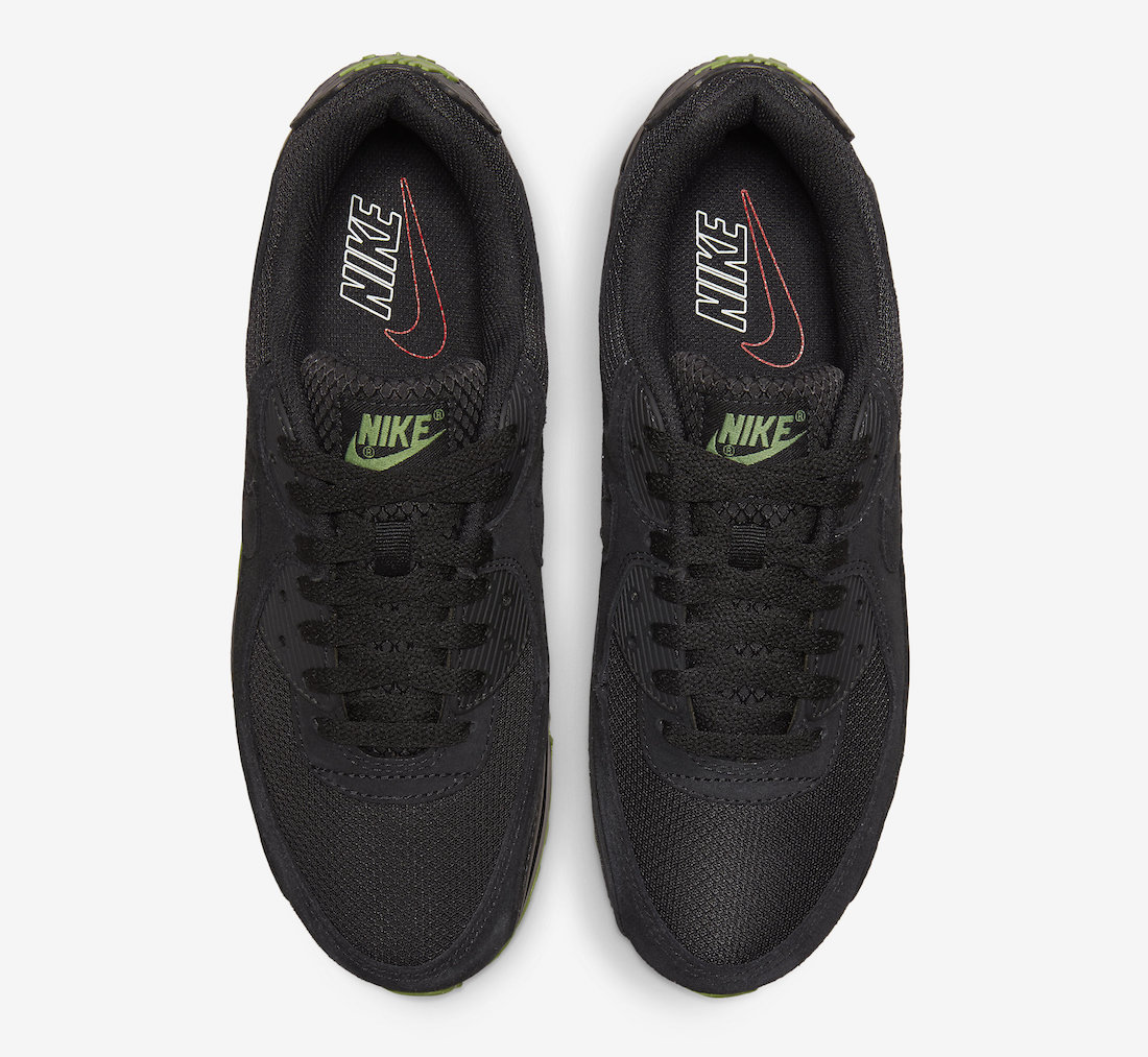Nike Air Max 90 Black Chlorophyll DQ4071-005 Release Date Top