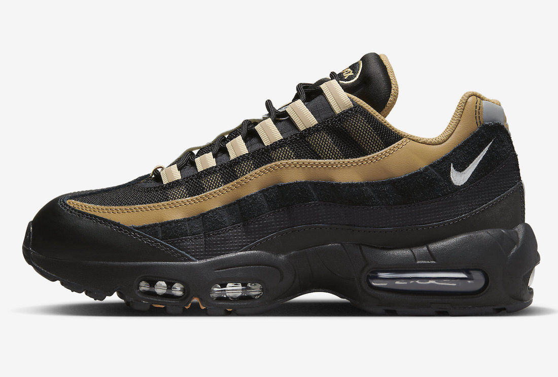 Nike Air Max 95 Black Elemental Gold DM0011-004 Release Date Lateral