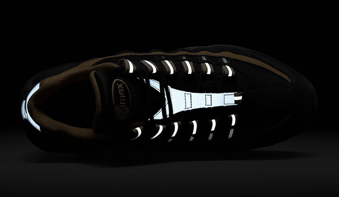 Nike Air Max 95 Black Elemental Gold DM0011-004 Release Date Reflective