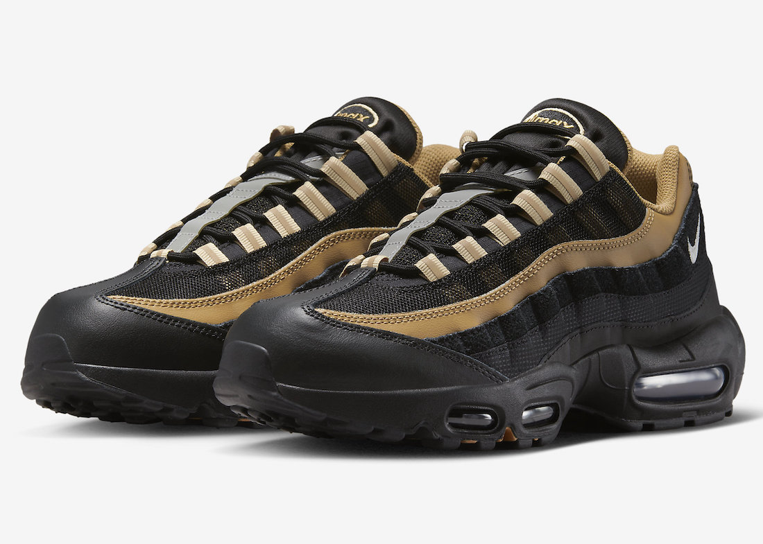 maquillaje Complaciente Loco Nike Air Max 95 Black Elemental Gold DM0011-004 Release Date | SBD