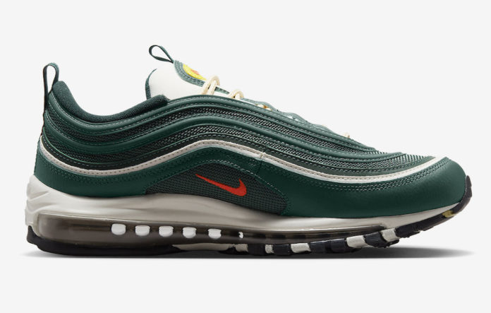 nike air max 97 green and red