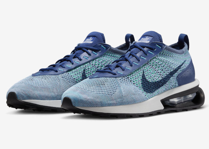 nike flyknit max blue