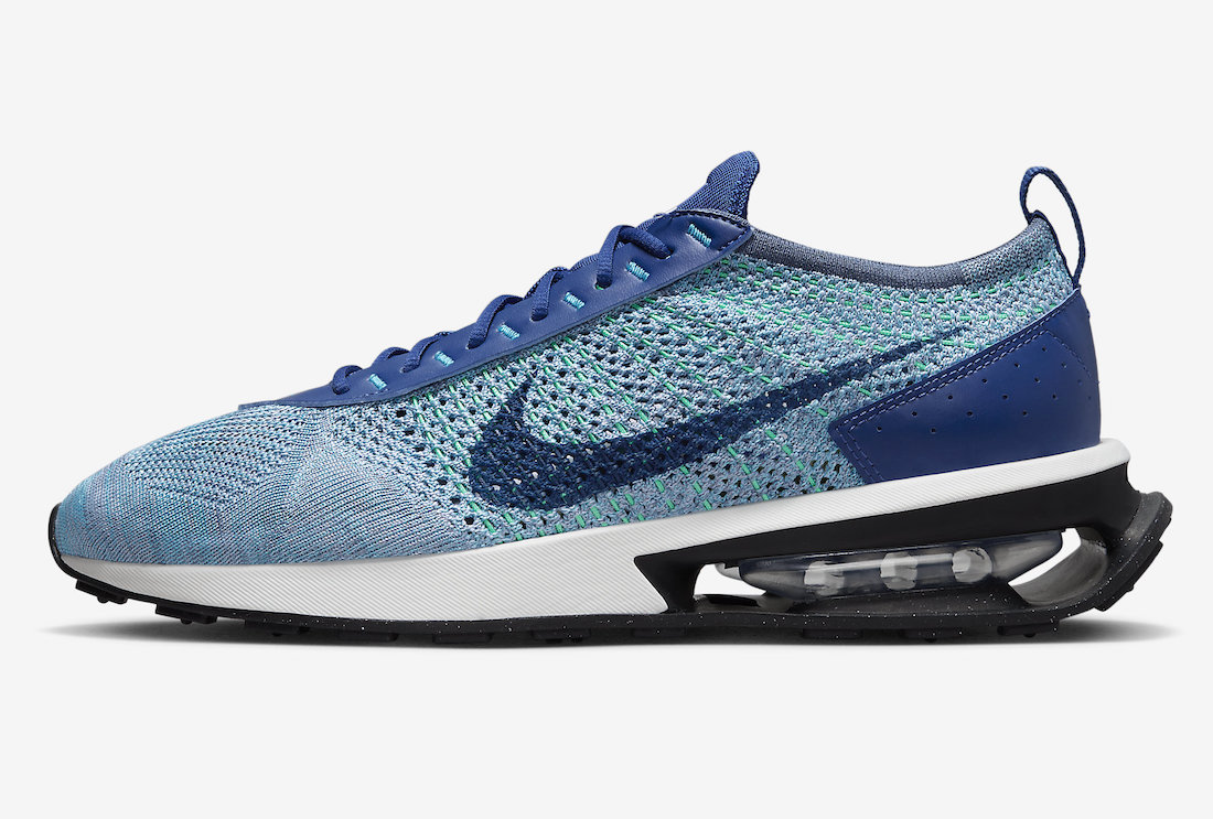 Nike Air Max Flyknit Racer Deep Royal Blue Diffused Blue FD2765-400 Release Date Lateral