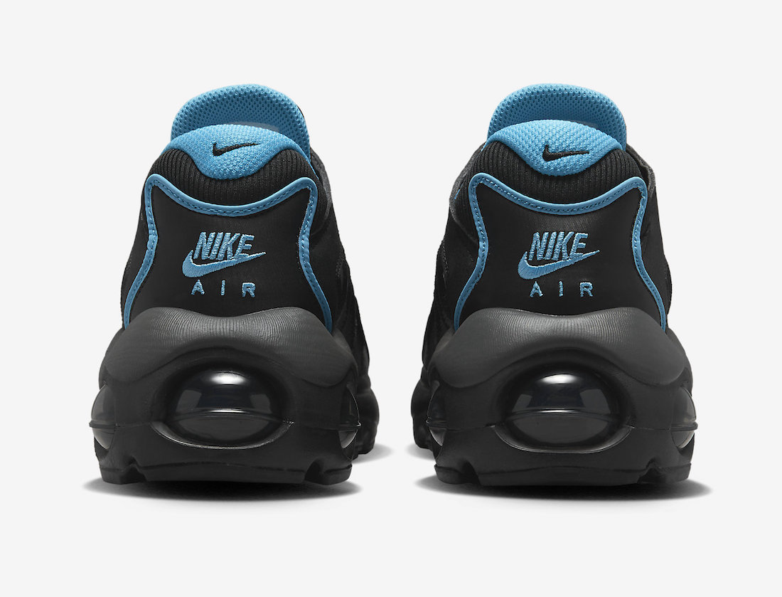 Nike Air Max TW Black University Blue FD9750-001 Release Date Heel