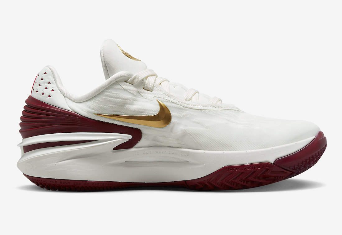 Nike Air Zoom GT Cut 2 White Gold Red FN0299-121 Release Date | SBD