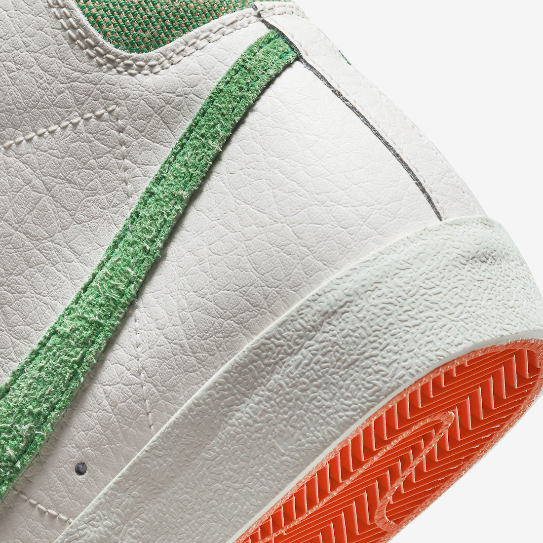 Nike Blazer Mid White Green Orange FD0759 133 Release Date 7