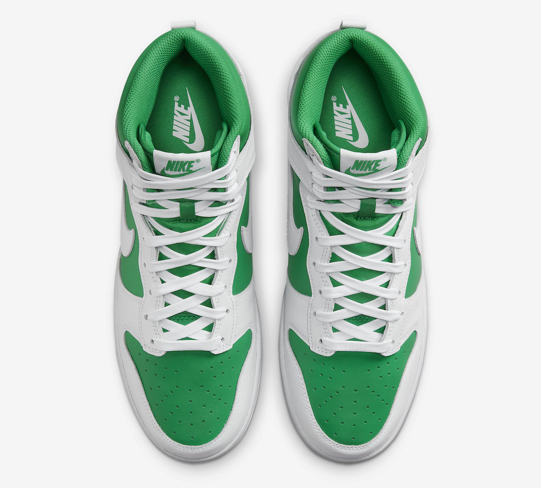Nike Dunk High Pine Green White DV0829-300 Release Date Top