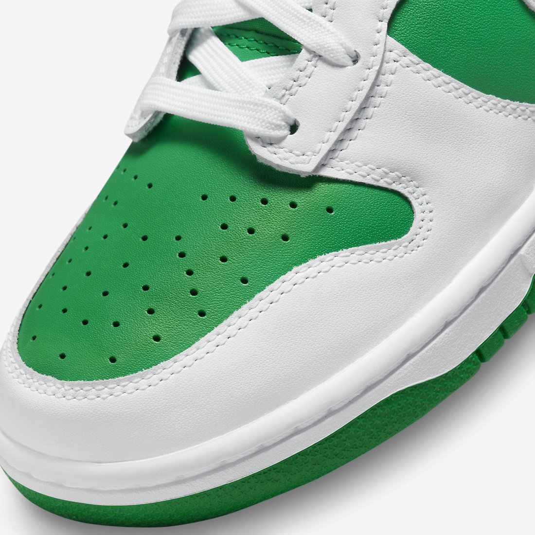 Nike Dunk High Pine Green White DV0829-300 Release Date Toe