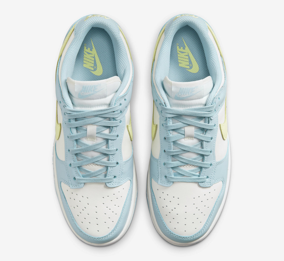 Nike Dunk Low White Blue Volt DD1503-123 Release Date Top