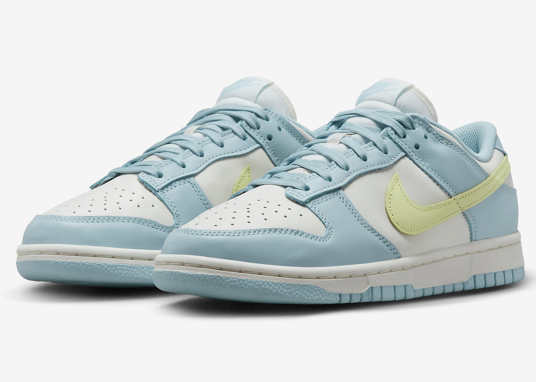 Nike Dunk Low White Blue Volt DD1503-123 Release Date