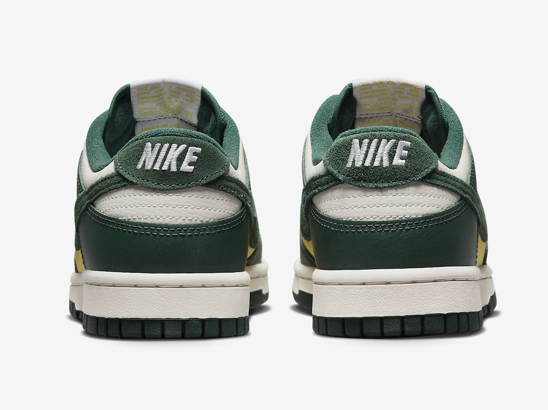 Nike Dunk Low Noble Green FD0350-133 Release Date Heel