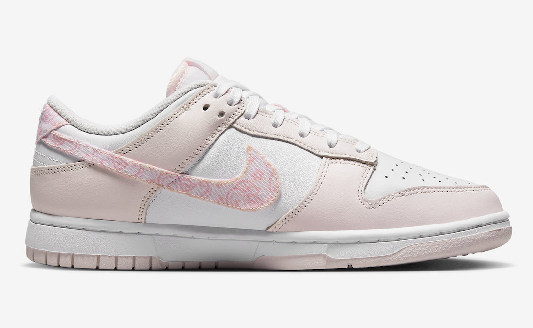 Nike Dunk Low Pink Paisley FD1449-100 Release Date Medial