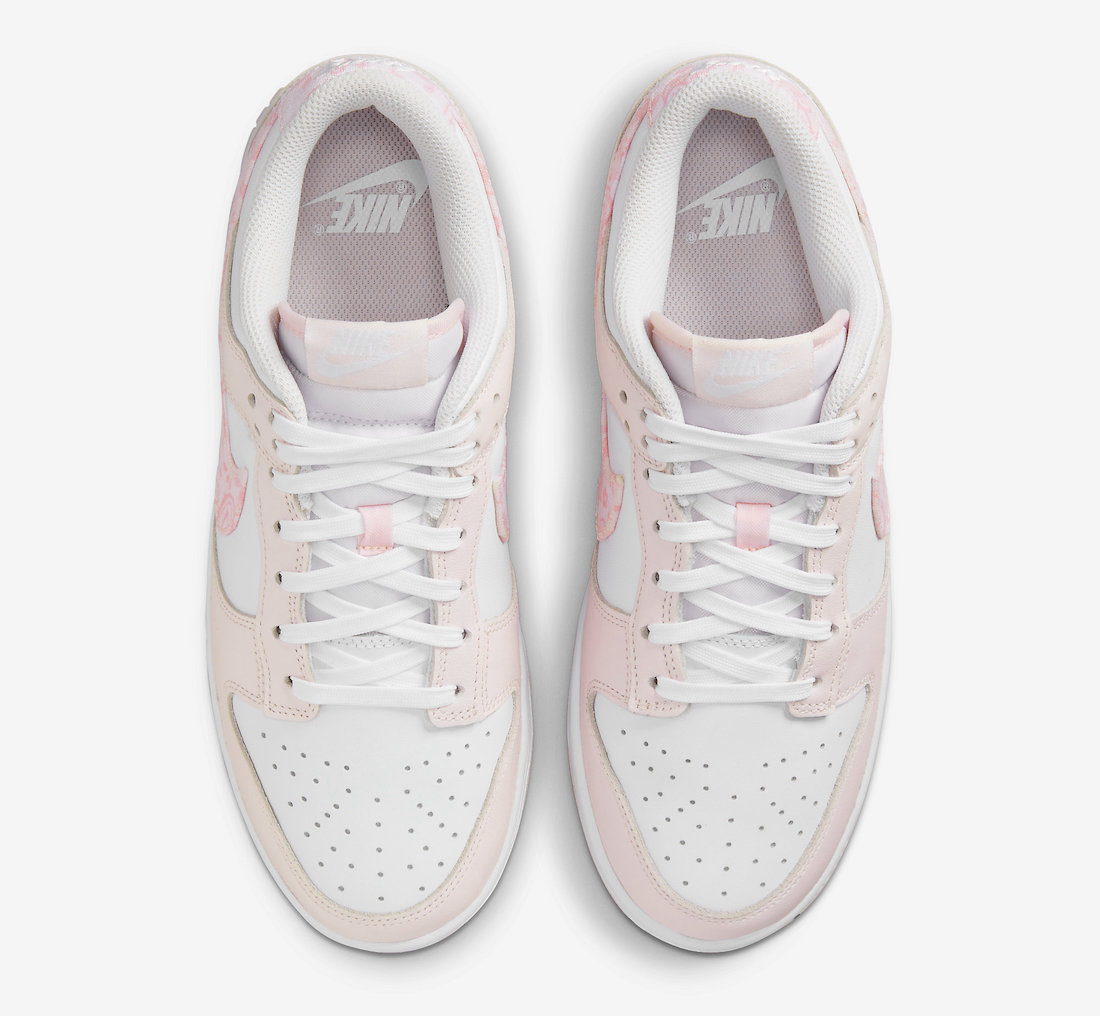 Nike Dunk Low Pink Paisley FD1449-100 Release Date Top