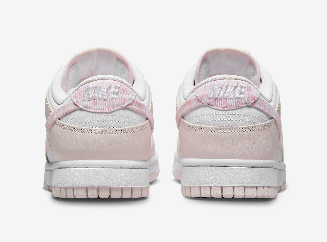 Nike Dunk Low Pink Paisley FD1449-100 Release Date Heels