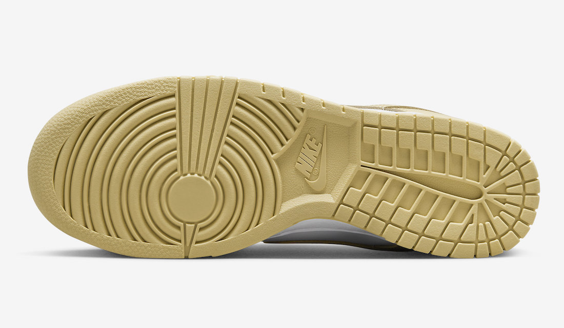 Nike Dunk Low Team Gold DV0833-100 Release Date Outsole