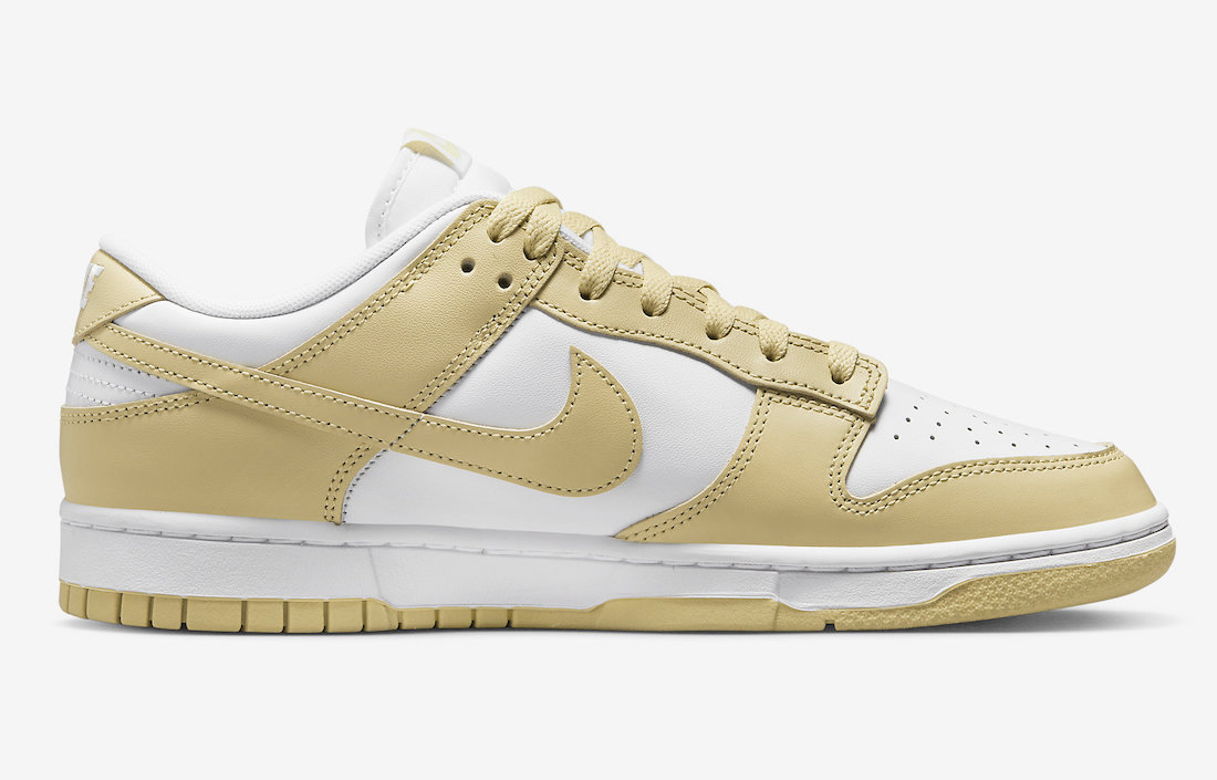 Nike Dunk Low Team Gold DV0833-100 Release Date Medial