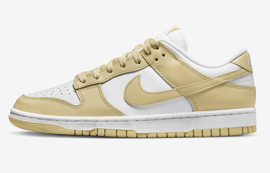 Nike Dunk Low Team Gold DV0833-100 Release Date Lateral