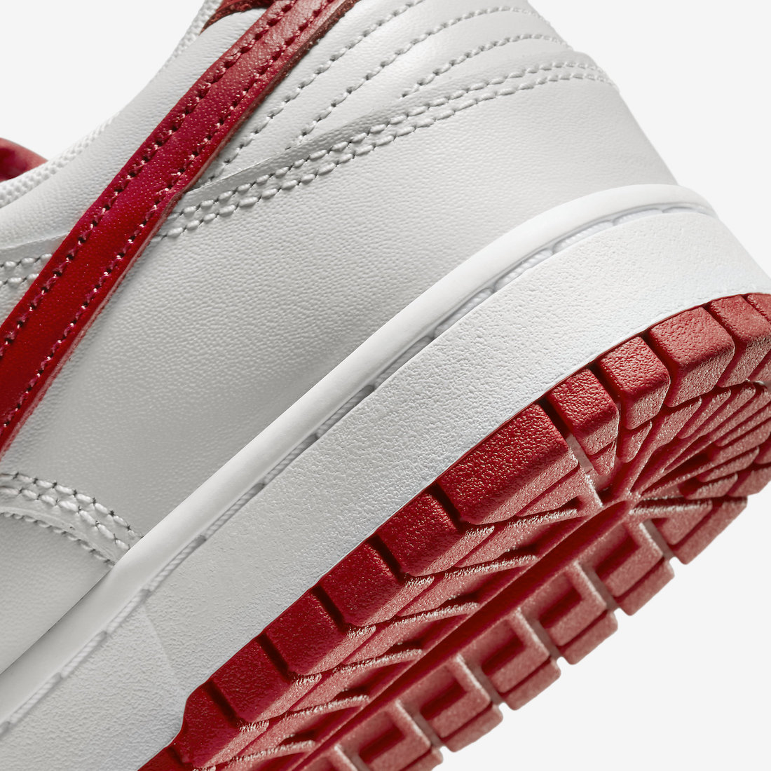 Nike Dunk Low Vast Grey Varsity Red FJ0832-011 Release Date Rear