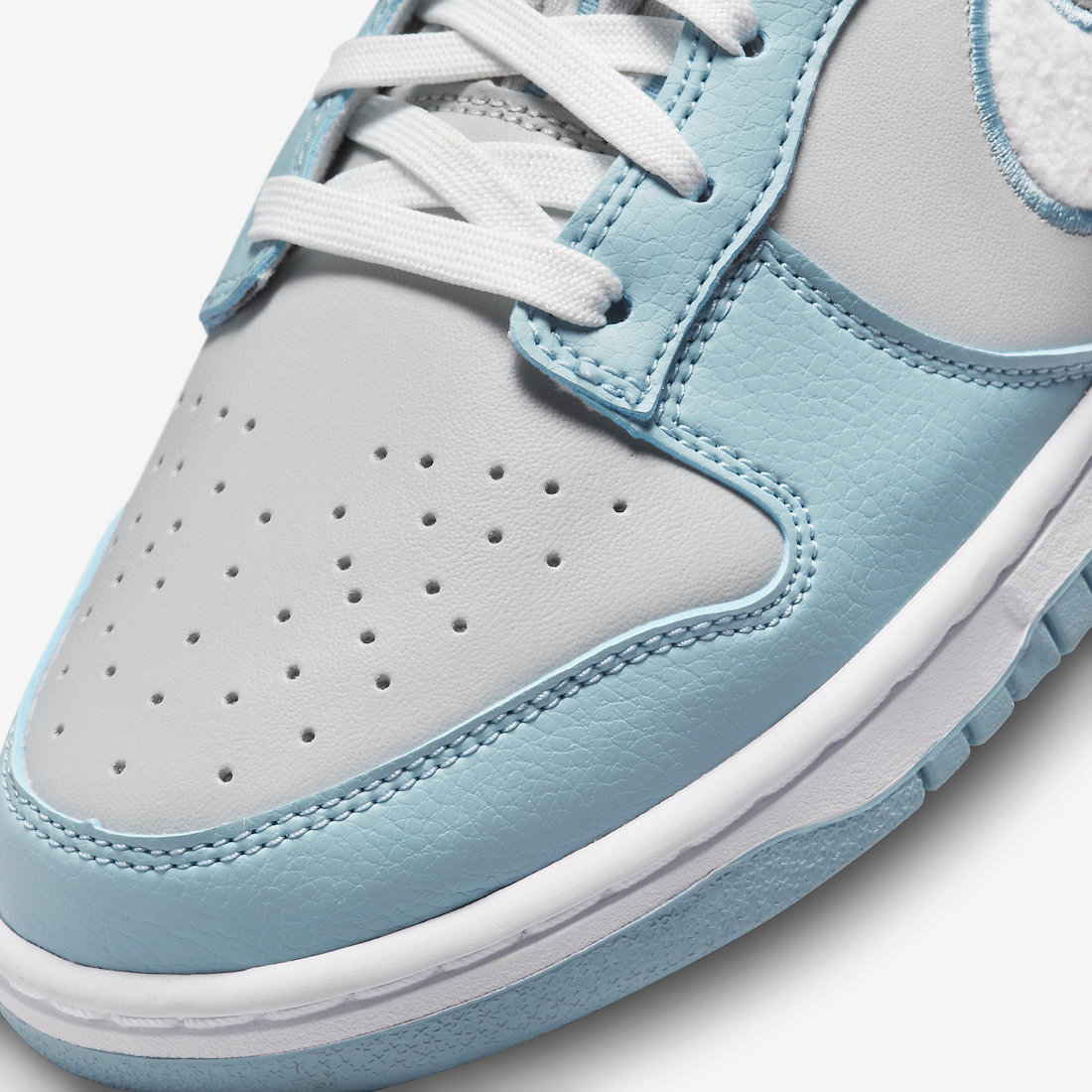 Nike Dunk Low Worn Blue Grey Fog FB1871-011 Release Date Toe