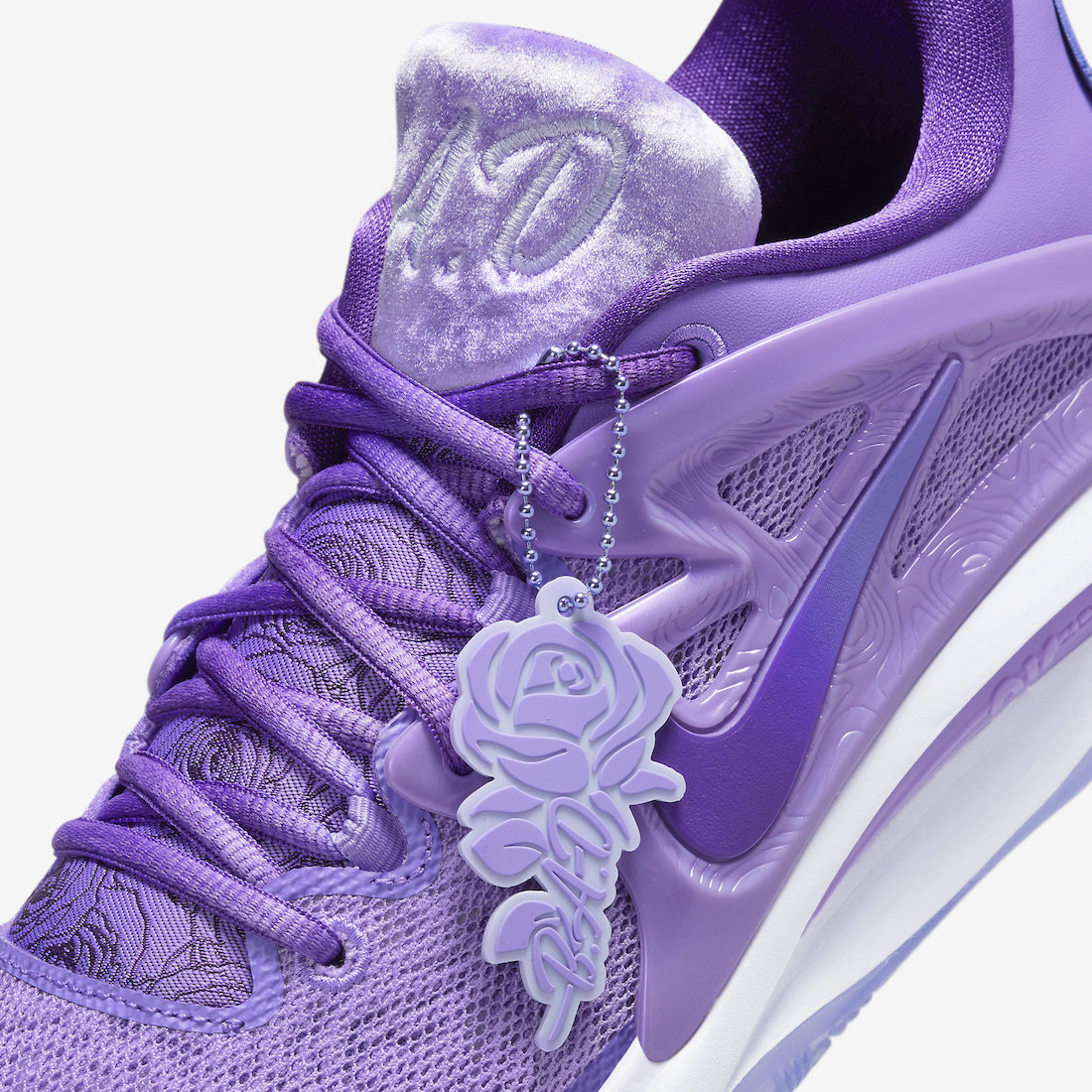 Nike KD 15 BAD Purple FJ1216-500 Release Date Rose Hangtag